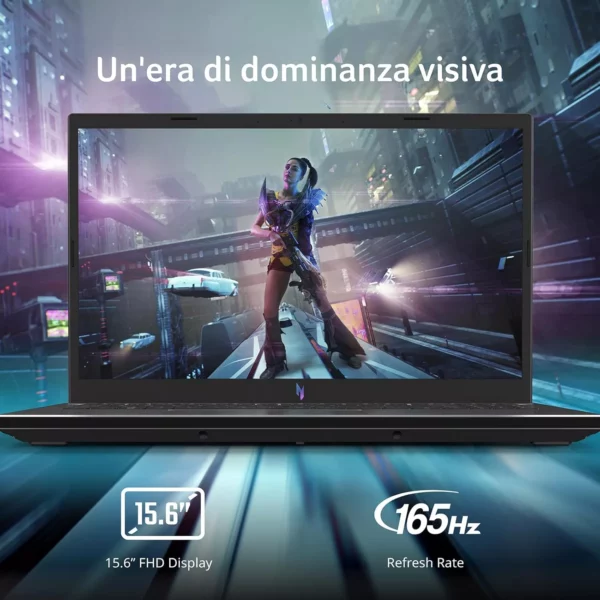 acer Nitro V 15 ANV15-51-99H6 Notebook Gaming, Processore Intel Core i9-13900H, Ram 16 GB DDR5, 1024 GB SSD, Display 15.6" FHD IPS 165 Hz LED LCD, NVIDIA GeForce RTX 4060 8 GB, Windows 11 Home - immagine 5