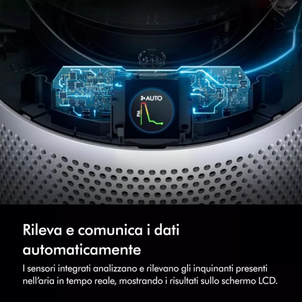 Dyson Purifier Hot+Cool Gen1 HP10 – Purificatore, termoventilatore e ventilatore senza pale, 27 m², filtro HEPA 360°, modalità automatica, cattura il 99,95% delle particelle, Bianco/Argento - immagine 4